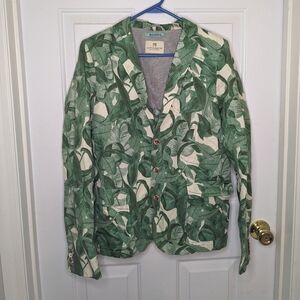 Scotch Shrunk Linen Blend Banana Leaf Blazer